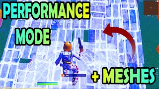 How to Enable Performance Mode  Meshes for Better FPS  Easy Fortnite Tutorial [upl. by Veljkov]