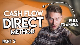 Prepare A Cash Flow Statement  Direct Method [upl. by Arocal]