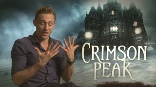 Tom Hiddleston talks about his big hands in Crimson Peak interview [upl. by Ynnaffit]