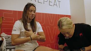 Maycee Barber Vlog REHABBING AT THE UFC Performance Institute [upl. by Oiratnom232]