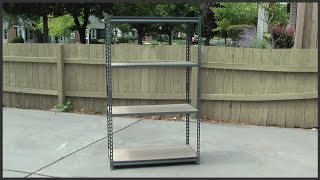 How To Assemble Metal Shelving [upl. by Griseldis]