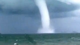 Rare waterspout off Australia [upl. by Harri96]