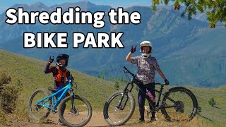 SHREDDING at Deer Valley bike park [upl. by Holihs]