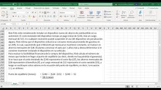 Apalancamiento y punto de equilibrio Operativo financiero y total Ejercicios Excel [upl. by Nilhsa]