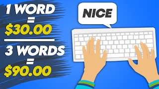 Earn 30 Per Word You Type Make Money Online 2024 [upl. by Assyral767]