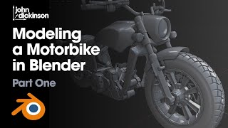 Modeling a Motorbike in Blender  Part 01 [upl. by Pantia]