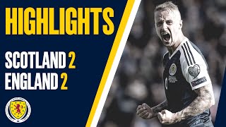 Leigh Griffiths Scores TWO Incredible Free Kicks  Scotland 22 England  Highlights [upl. by Farley525]