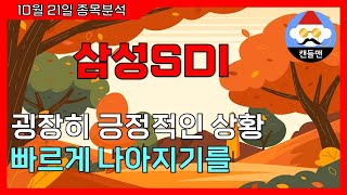 삼성SDI  굉장히 긍정적인 상황 ㅣ빠르게 나아지기를 [upl. by Yuria]