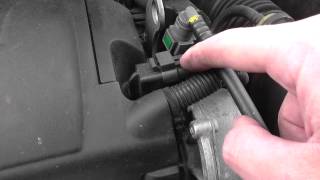 Peugeot 308 Camshaft Inlet Sensor Location Video [upl. by Olim]