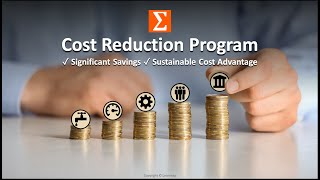 Cost Reduction Program 5 Strategies and 60 Tactics for Impact [upl. by Tedi727]