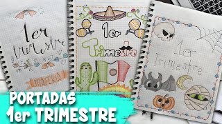 Portadas para cuadernos de Primer Trimestre [upl. by Baggs]