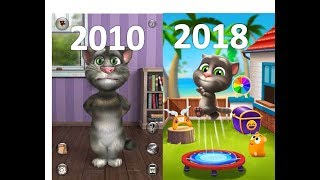 Evolution of Talking Tom Games 2010  2018 [upl. by Odnanreh]