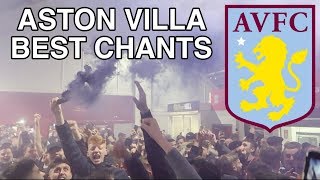 ASTON VILLA BEST FOOTBALL CHANTS Lyrics [upl. by Surtemed]