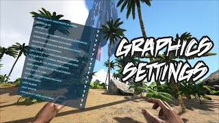 ARK Graphics settings explained  ARK Survival Evolved [upl. by Mackoff897]