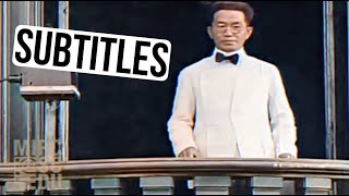 Speech by Philippine General Emilio Aguinaldo 1929 Colorized  ENGLISH SUBTITLES [upl. by Ramses]