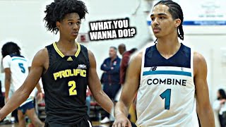 Aden Holloway amp Prolific Prep Takes On 1 NC Team Combine Academy GETS HEATED [upl. by Ahsinyt]