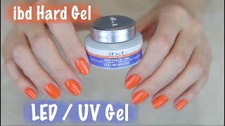 How To Apply IBD Hard Gel on Natural Nails  Part 1 of 2 [upl. by Ahsela]