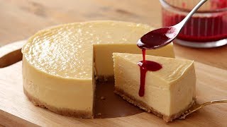 濃厚ニューヨークチーズケーキの作り方 New York Cheesecake [upl. by Niwrud427]