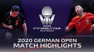 Ma Long vs Xu Xin  2020 ITTF German Open Highlights Final [upl. by Lachman]