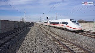 ICE Streckenübersicht 300 kmh bis 230 kmh [upl. by Akapol577]