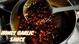 HOW TO MAKE HONEY GARLIC SOY SAUCE  MARINADE AND SAUCE [upl. by Edlyn137]