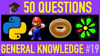 GENERAL KNOWLEDGE TRIVIA QUIZ 19  50 General Knowledge Trivia Questions and Answers Pub Quiz [upl. by Akehsat]