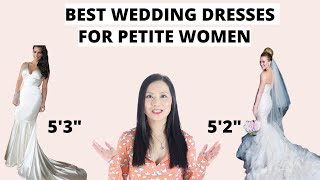 Best Wedding Dresses for Short Brides 5 Must Have Styles [upl. by Prosperus80]