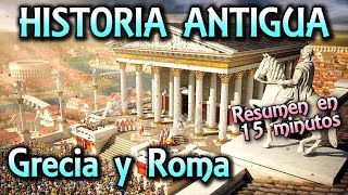 Resumen HISTORIA ANTIGUA  Grecia y Roma Documental [upl. by Gay]