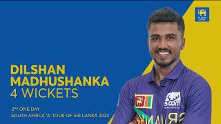 Dilshan Madushankas fourwicket haul stuns South Africa A [upl. by Nabe]