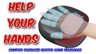 Comfier Cordless Heated Hand Massager Review [upl. by Anitnuahs314]