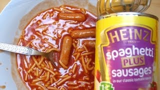 Heinz Spaghetti plus Sausages [upl. by Yard]