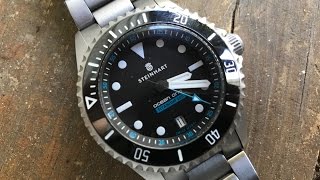 The Steinhart Ocean One Titanium 500 Wristwatch The Full Nick Shabazz Review [upl. by Burn]