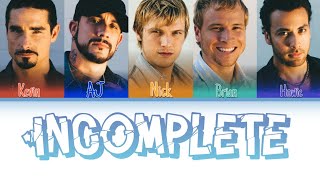 Backstreet Boys  Incomplete Color Coded Lyrics [upl. by Rieger]