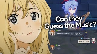 Playing Lyre in Random Coop and let them Guess the music [upl. by Eitten55]