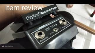 test  Daphon DF2210 Wah Wah Pedal [upl. by Anerol75]