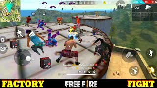 Garena free fire factory king  ff fist fight on factory roof  factory challenge gameplay  video t [upl. by Lusty]