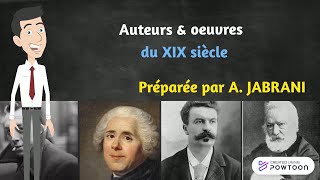 Auteurs et œuvres de 19ème siècle  Romantisme Réalisme Symbolisme [upl. by Yseult]