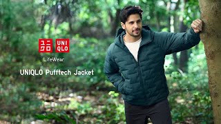 UNIQLO Pufftech Jacket Collection featuring Sidharth Malhotra [upl. by Landon]