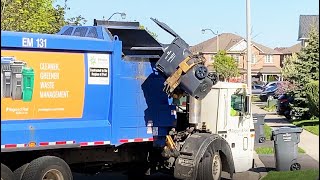 Garbage Pickup  Truck With Mechanical Arm [upl. by Itnavart]