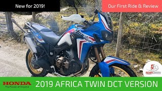 2019 CRF1000L Africa Twin DCT  Our First Ride and Review [upl. by Ayidah]