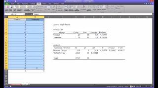 Pretest and Posttest Analysis Using Excel [upl. by Elrak]