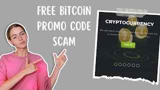 Free bitcoin promo code scam explained [upl. by Adnofal]