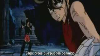 muerte de saga saint seiya [upl. by Trow837]