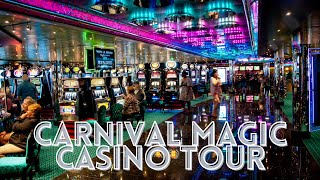 Carnival Magic Casino Tour [upl. by Aleik986]