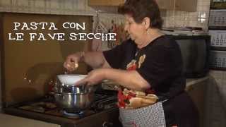 CUCINA ANTICA SICILIANA Puntata 0  Pasta con le fave secche [upl. by Trace]