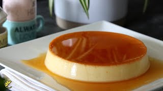 3 Ingredients Flan  Easy Homemade Flan Caramel Recipe [upl. by Roderigo726]