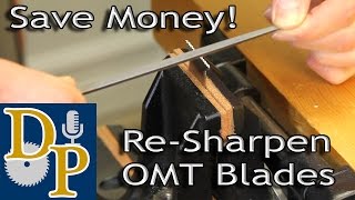 How to ReSharpen Oscillating Multi Tool Blades [upl. by Annavoj86]