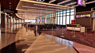 Terminal E Walkthrough  Boston Logan International Airport [upl. by Risay]