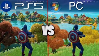 PS5 vs PCUltra Settings  Fortnite Graphics Comparison [upl. by Nohs]