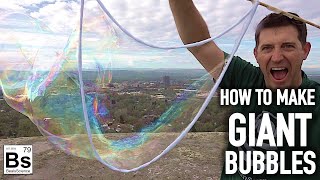 How to Make Giant Bubbles  Bubble Recipes and Bubble Wand Instructions [upl. by Emee]